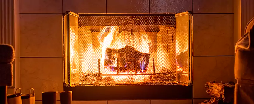 Mendota Hearth Landscape Fireplace Installation in Central Lonsdale, British Columbia