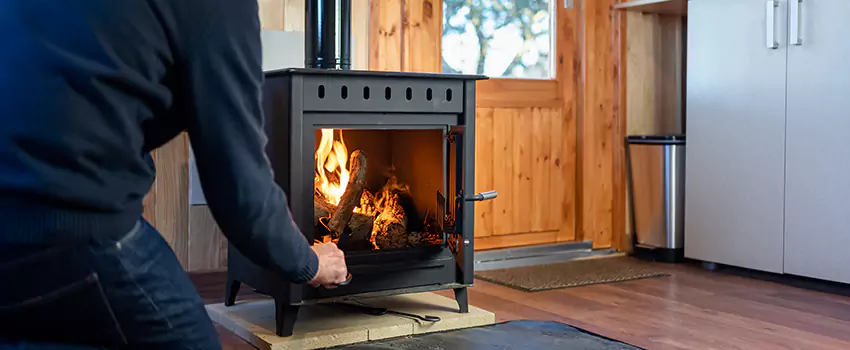 Open Hearth Wood Fireplace Installation in Keith Lynn, BC