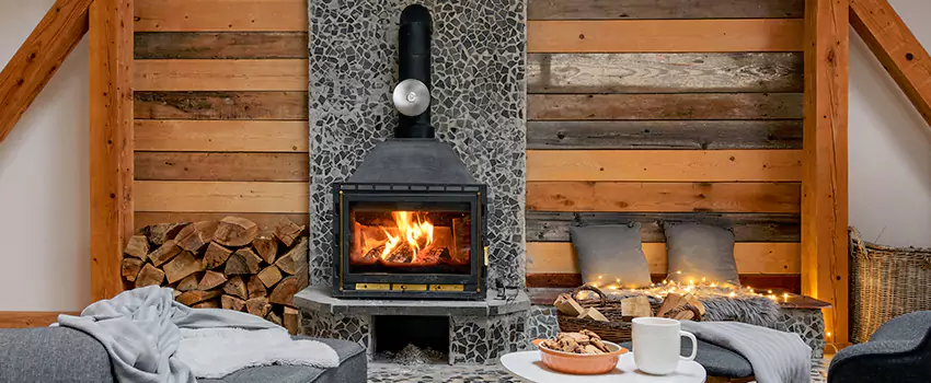 Thelin Hearth Products Direct Vent Gas Stove Fireplace Inspection in Lower Lonsdale, British Columbia